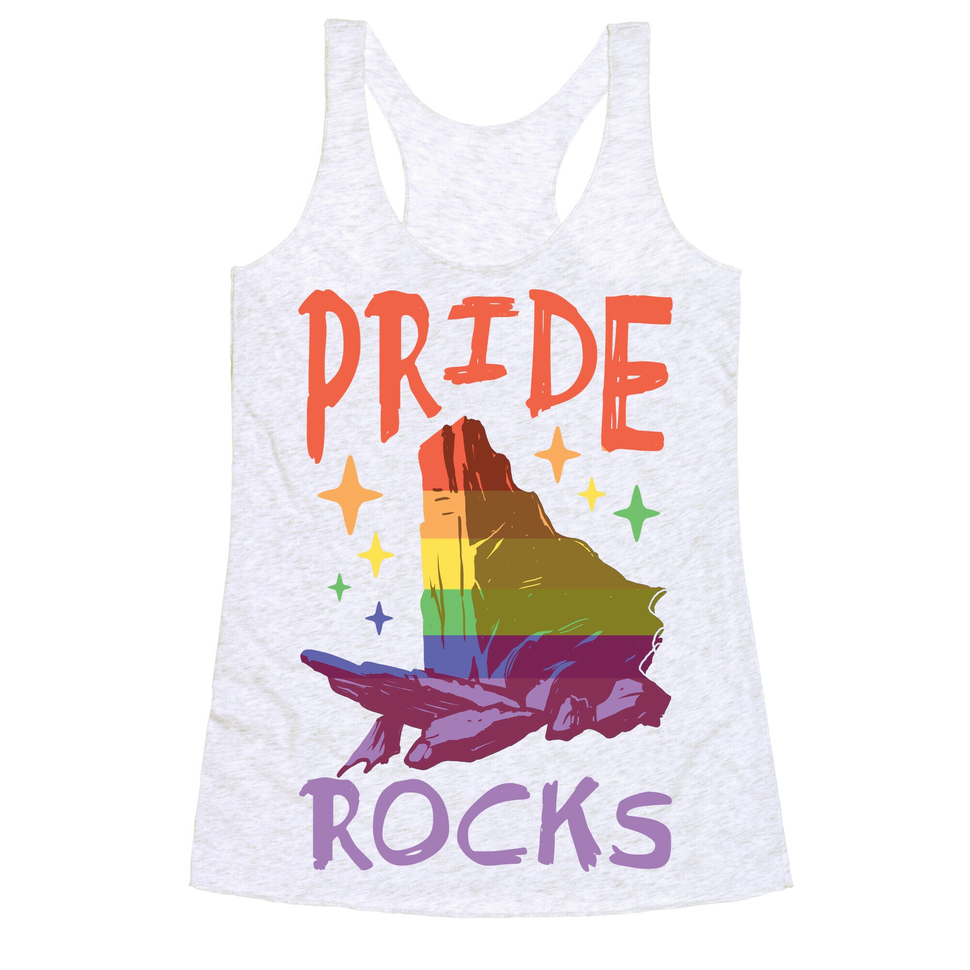 Pride Rocks Racerback Tank